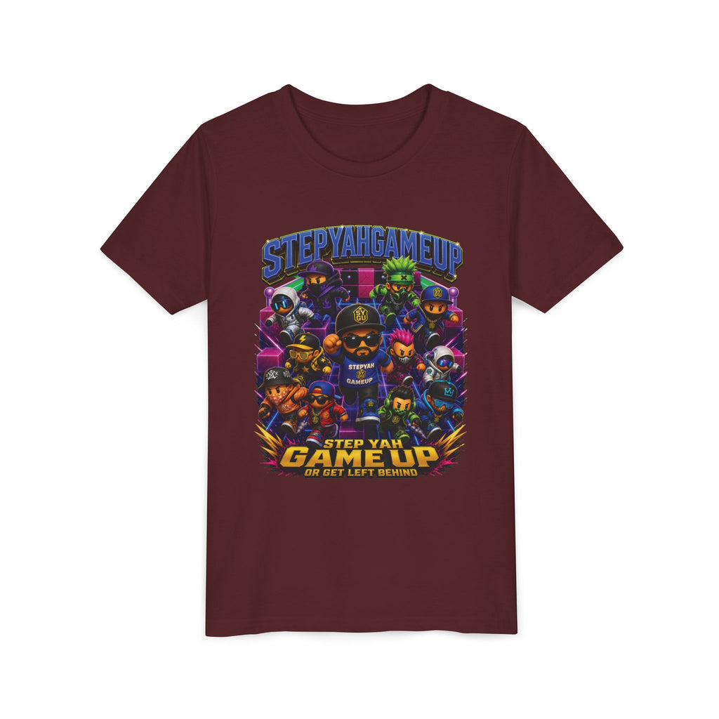 Step Yah Game Up Or Get Left Behind | Unisex Youth Tee