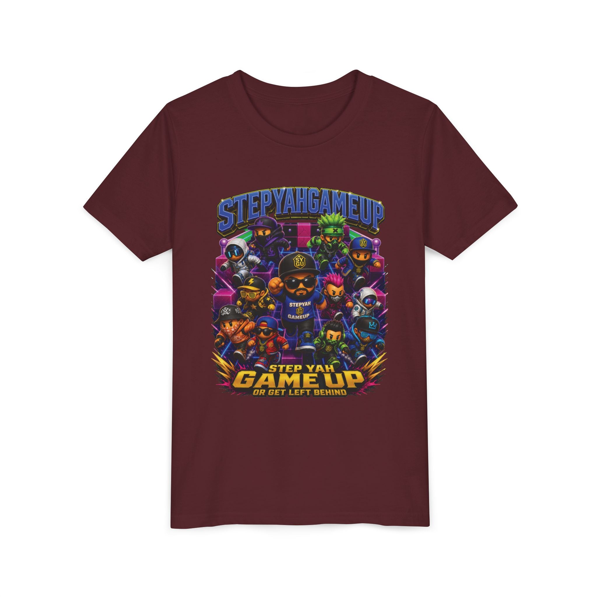 Step Yah Game Up Or Get Left Behind | Unisex Youth Tee