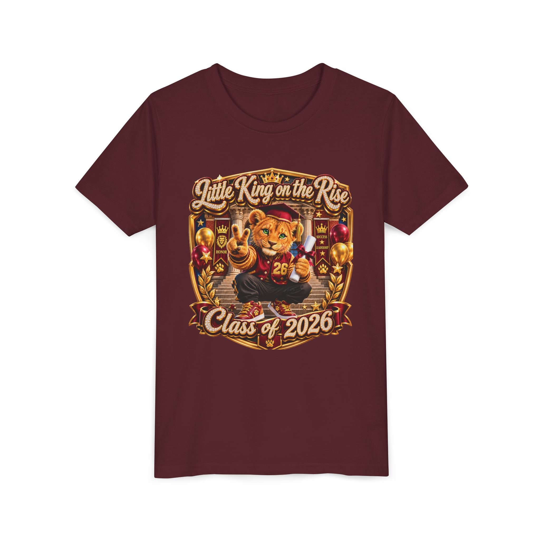 Little King Miko Unisex   Youth Tee — Little King on the Rise