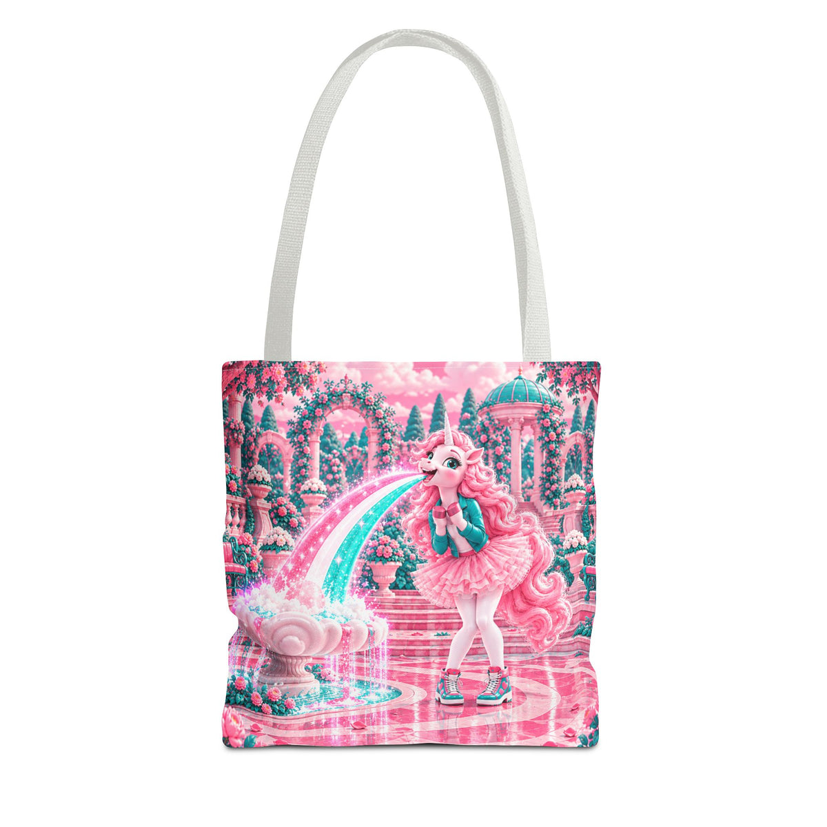Umyrica Magical Collection™ Rainbow Wishes Unicorn Tote Bag - Everyday Carryall