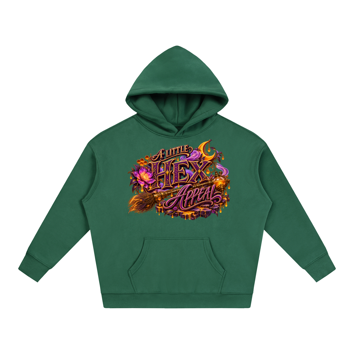 Halloween Hex & Honey Front Back Graphic Hoodie - A Little Hex Appeal - Unisex