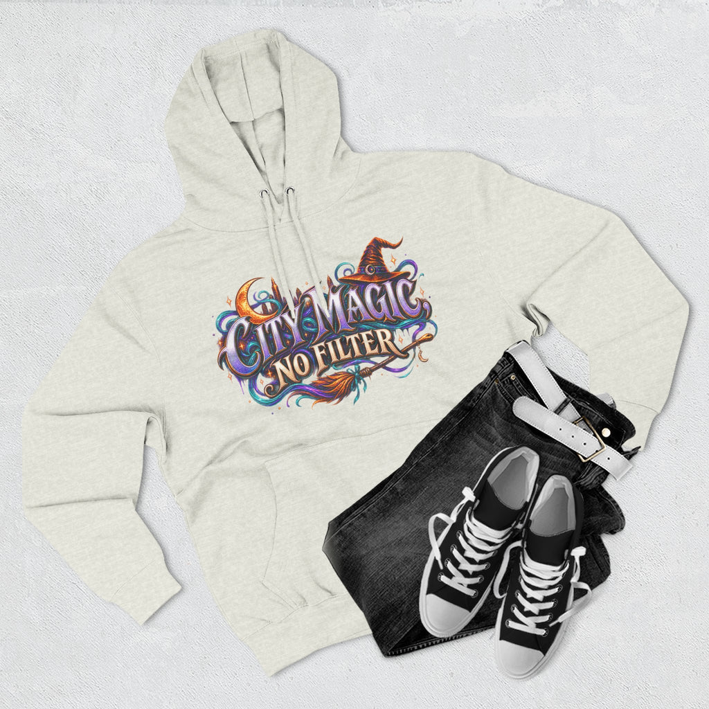 City Magic, No Filter — Urban Witch Halloween Hoodie | Adult Unisex
