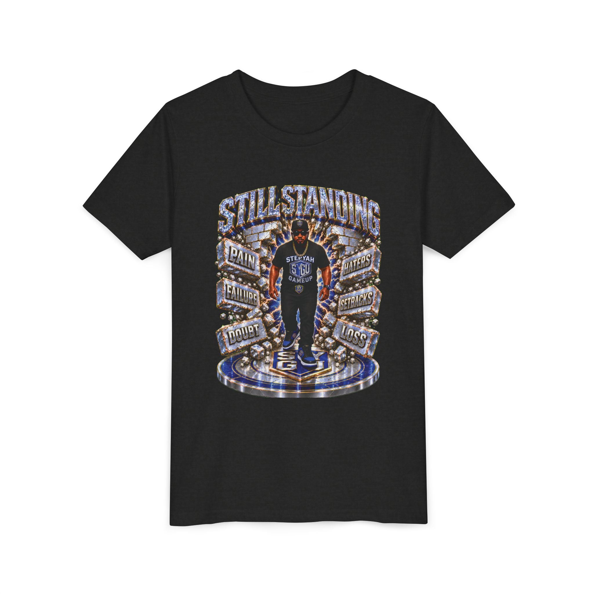 StepYahGameUp — Still Standing | Youth Tee