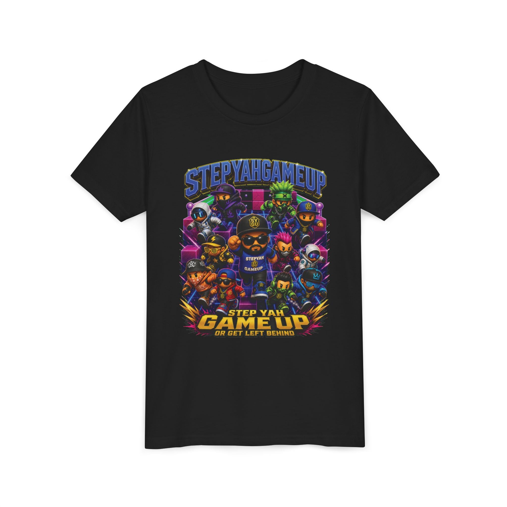 Step Yah Game Up Or Get Left Behind | Unisex Youth Tee