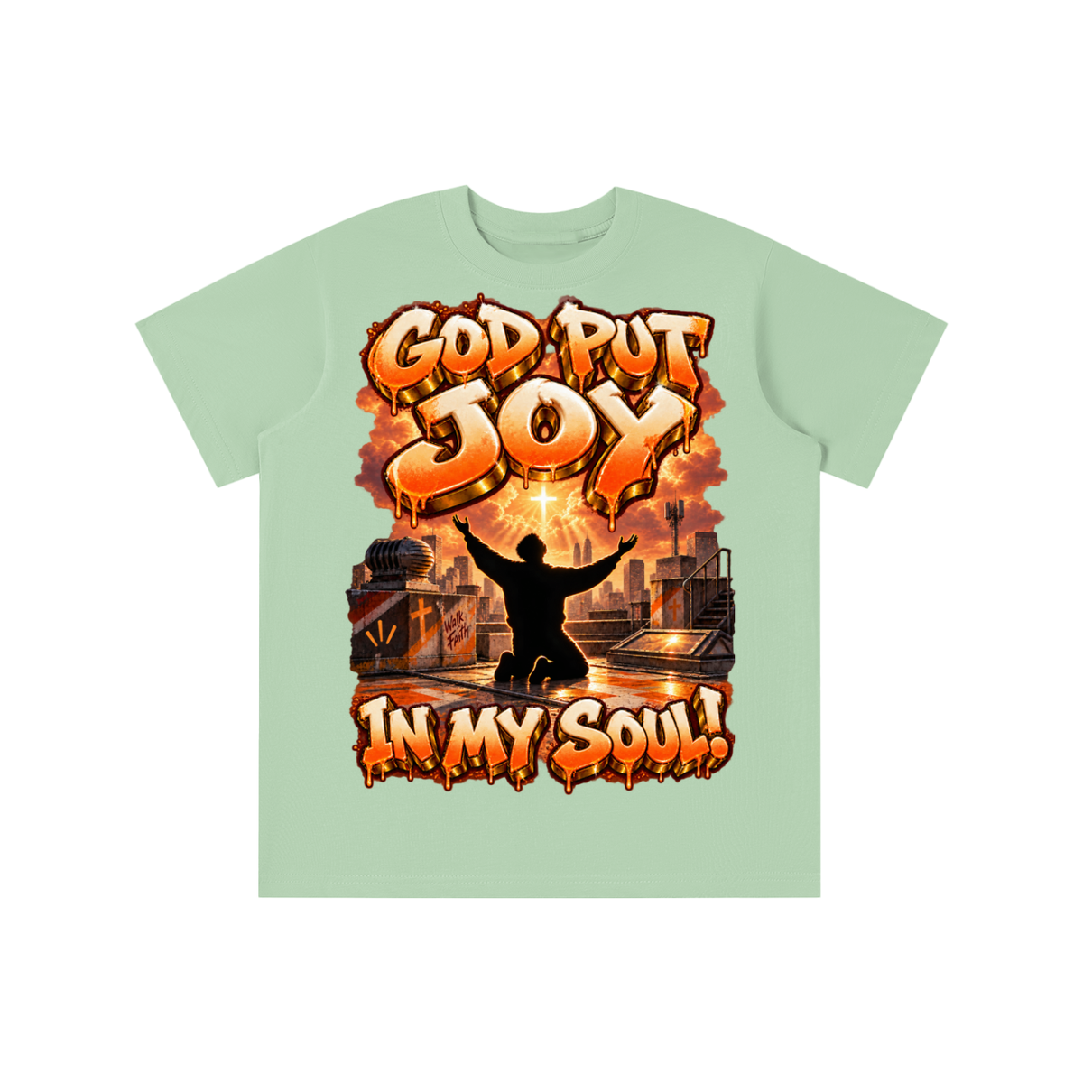 Walk by Faith™ God Put Joy in My Soul Graphic T-Shirt - Youth Unisex Tee