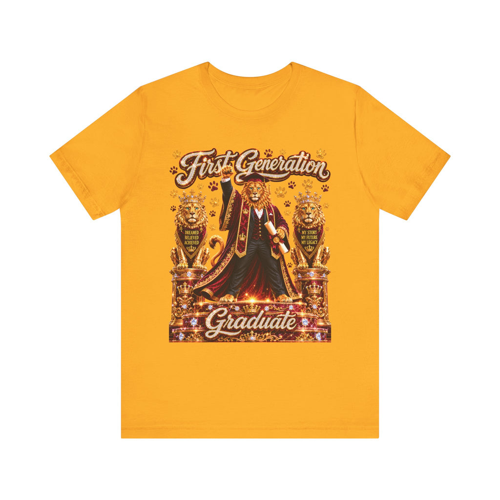 The King Miko Unisex Tee — First Generation Graduate