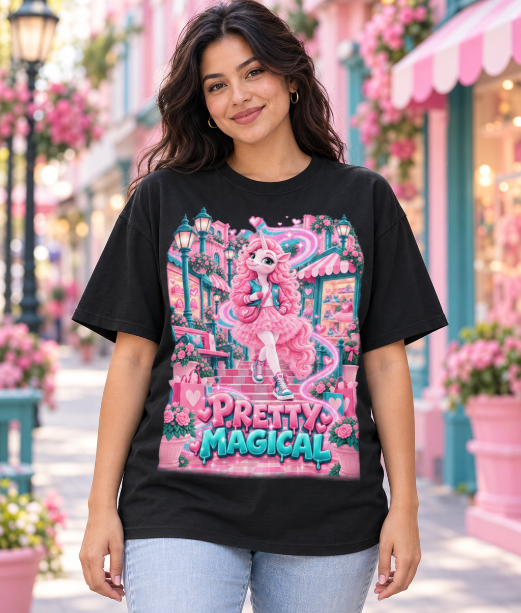 Umyrica Magical Collection™ Pretty Magical Oversized Graphic T-Shirt - Unisex