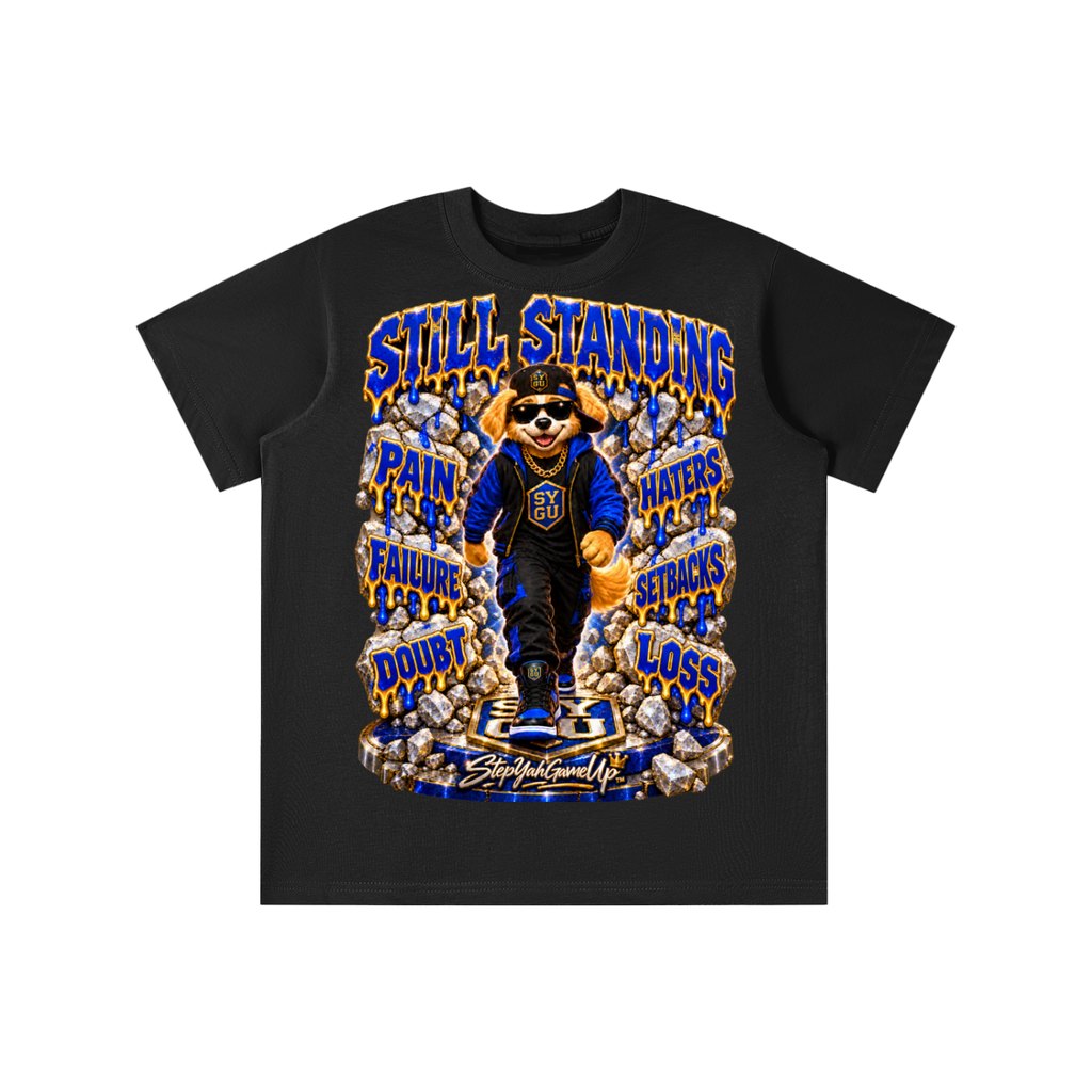 StepYahGameUp™ Still Standing Graphic T-Shirt - Youth Unisex Tee