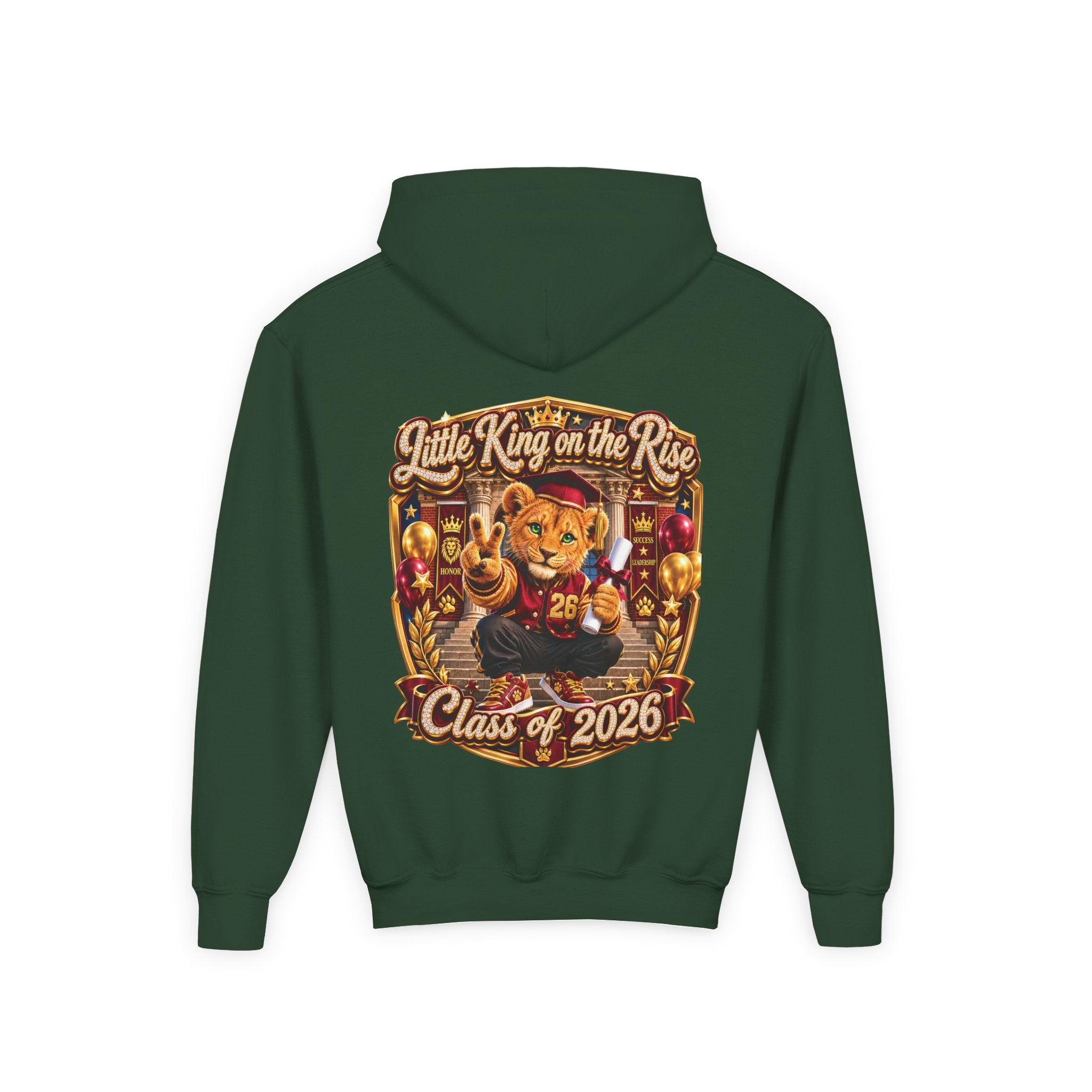 Little King Miko Unisex   Youth Hoodie — Little King on the Rise