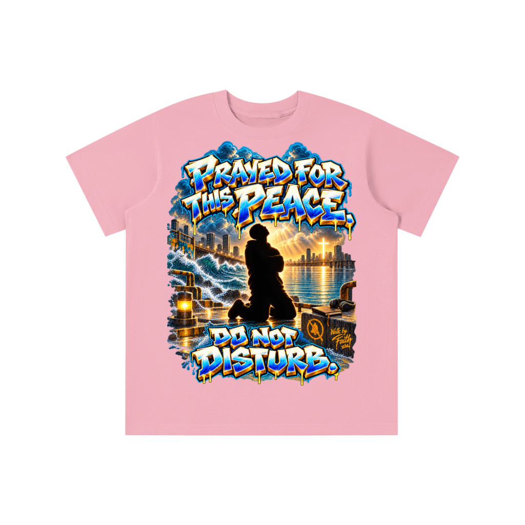 Walk by Faith™ Prayed for This Peace Graphic T-Shirt - Do Not Disturb - Youth Unisex Tee