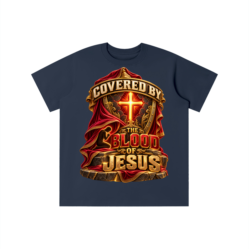Walk by Faith™ Covered by the Blood of Jesus Graphic T-Shirt - Youth Unisex Tee