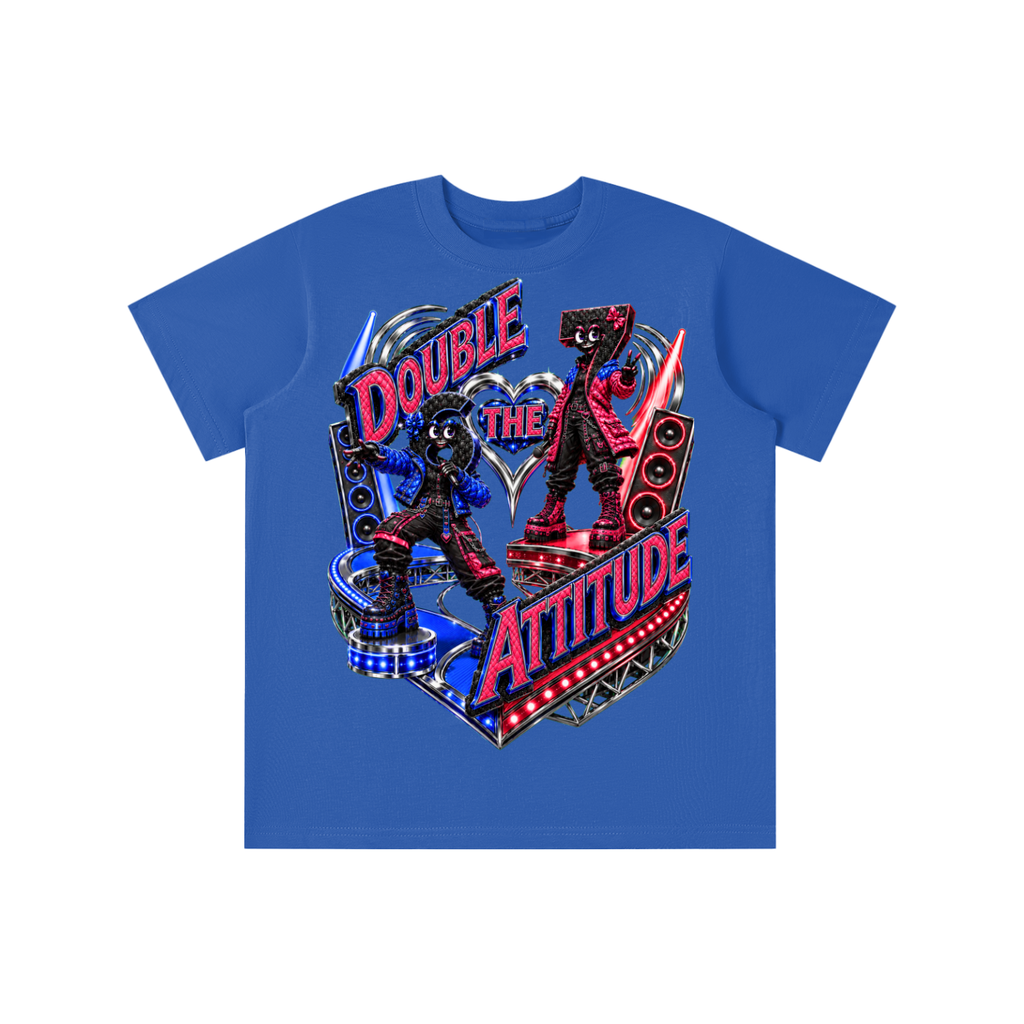 6-7 Street Mode™ Double the Attitude Graphic T-Shirt - Youth Unisex Tee