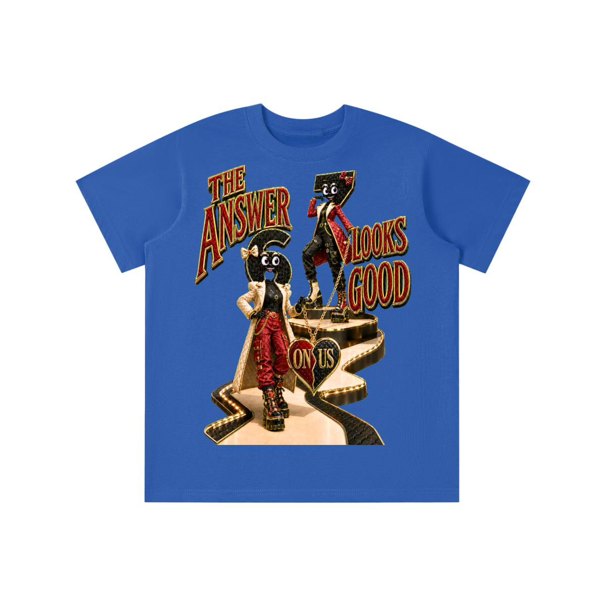 6-7 Street Mode™ The Answer Looks Good on Us Graphic T-Shirt - Youth Unisex Tee