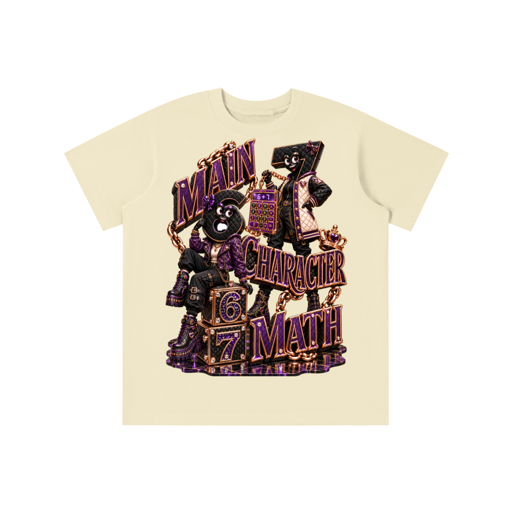 6-7 Street Mode™ Main Character Math Graphic T-Shirt - Youth Unisex Tee