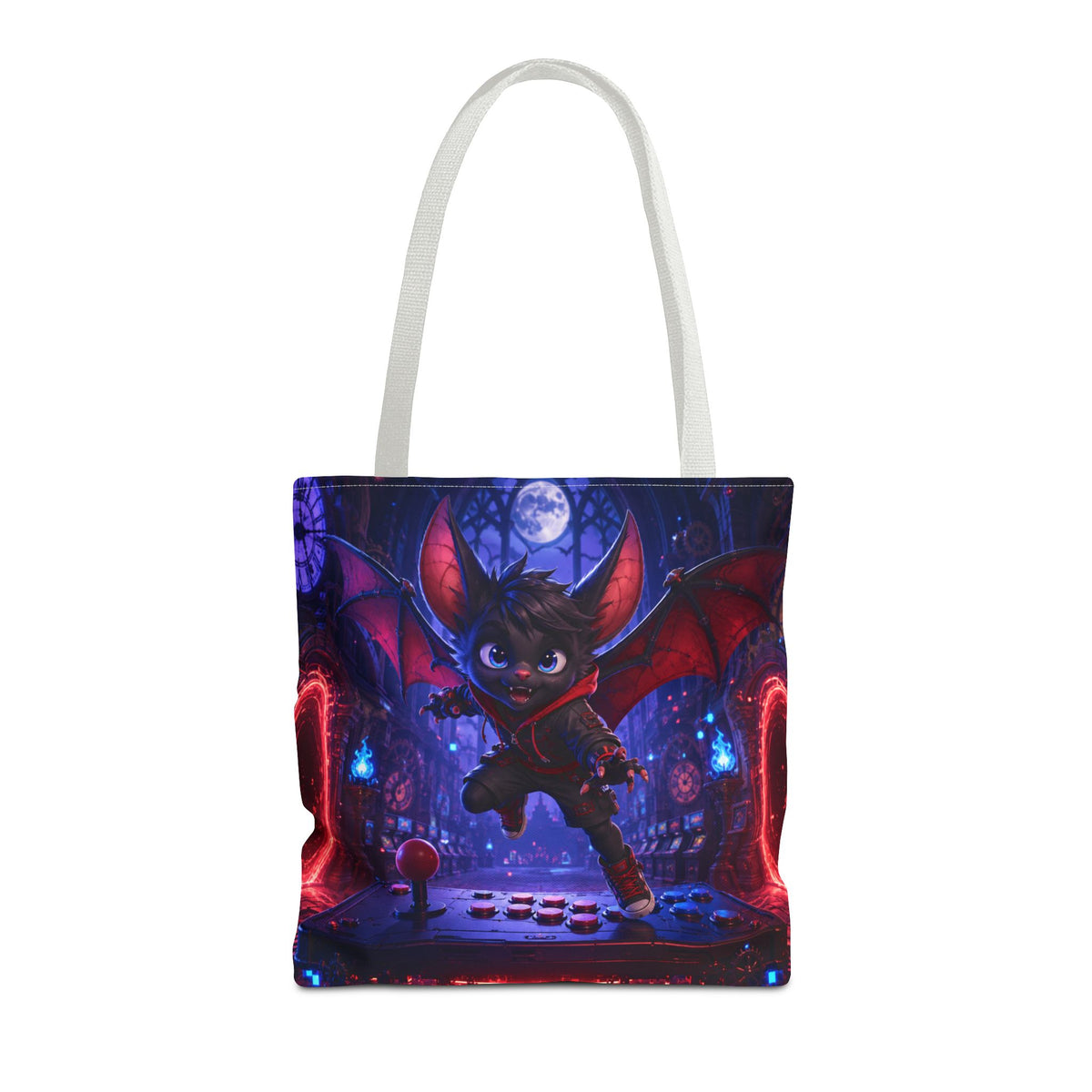 Halloween Tote Bag — Midnight Bat Arcade