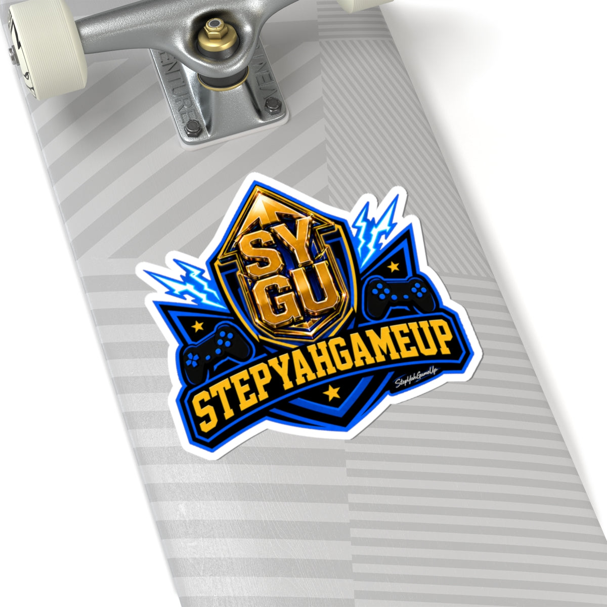 🛡️ StepYahGameUp Shield | Kiss-Cut Sticker