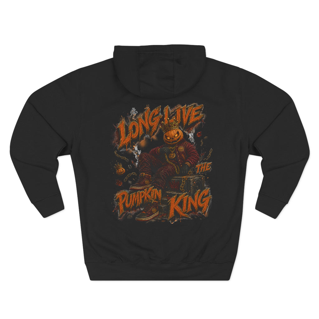 Long Live the Pumpkin King — Pumpkin Street Royalty Halloween Hoodie | Adult Unisex