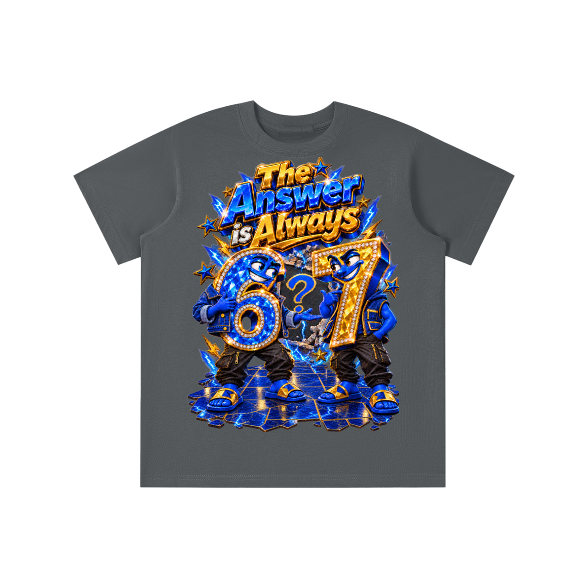 6-7 Street Mode™ The Answer Is Always 6-7 Graphic T-Shirt - Youth Unisex Tee