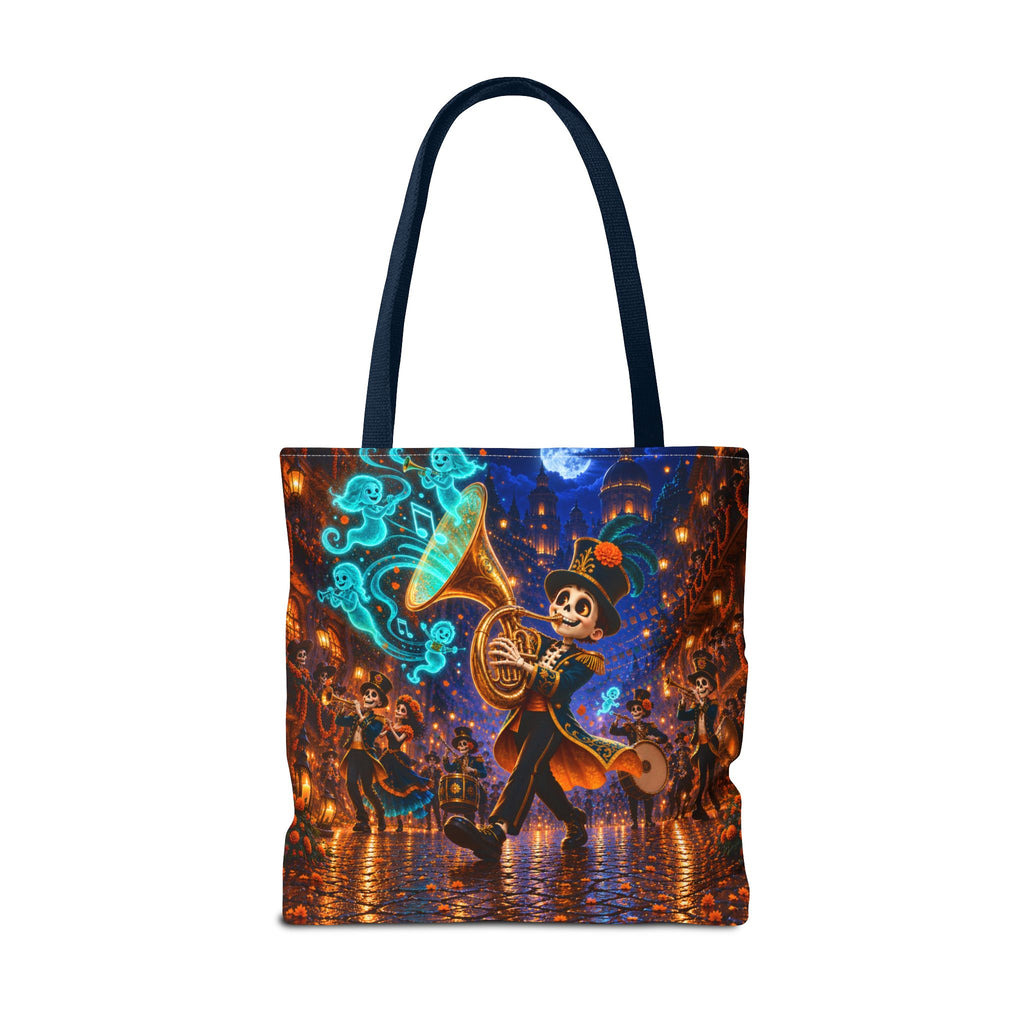 Halloween Tote Bag — Skeleton Brass Parade