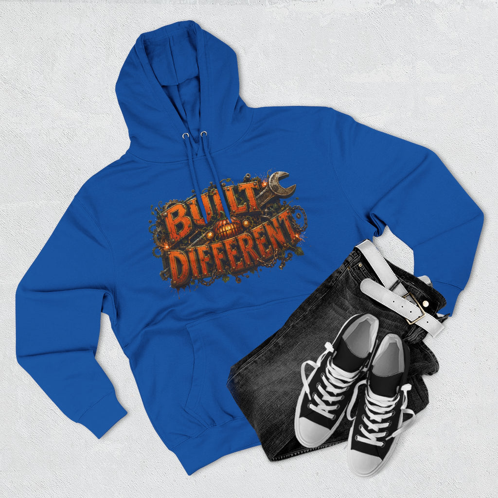 Built Different — Pumpkin Patch Mechanic Halloween Hoodie | Adult Unisex
