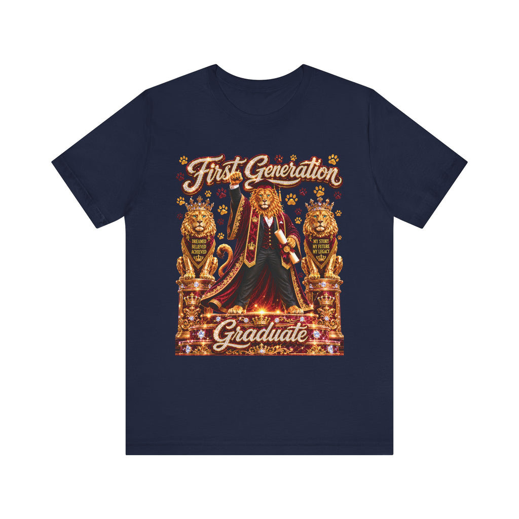 The King Miko Unisex Tee — First Generation Graduate