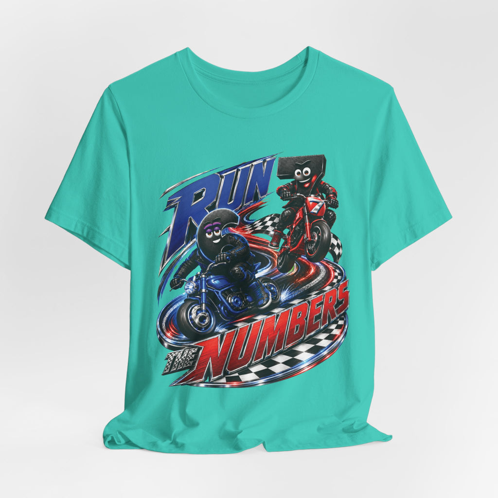 Title: 6-7: Run the Numbers | Adult Unisex Tee
