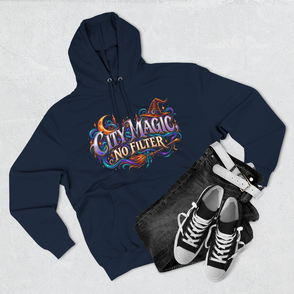 City Magic, No Filter — Urban Witch Halloween Hoodie | Adult Unisex
