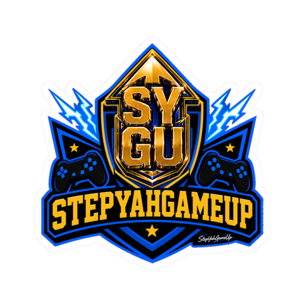 🛡️ StepYahGameUp Shield | Kiss-Cut Sticker