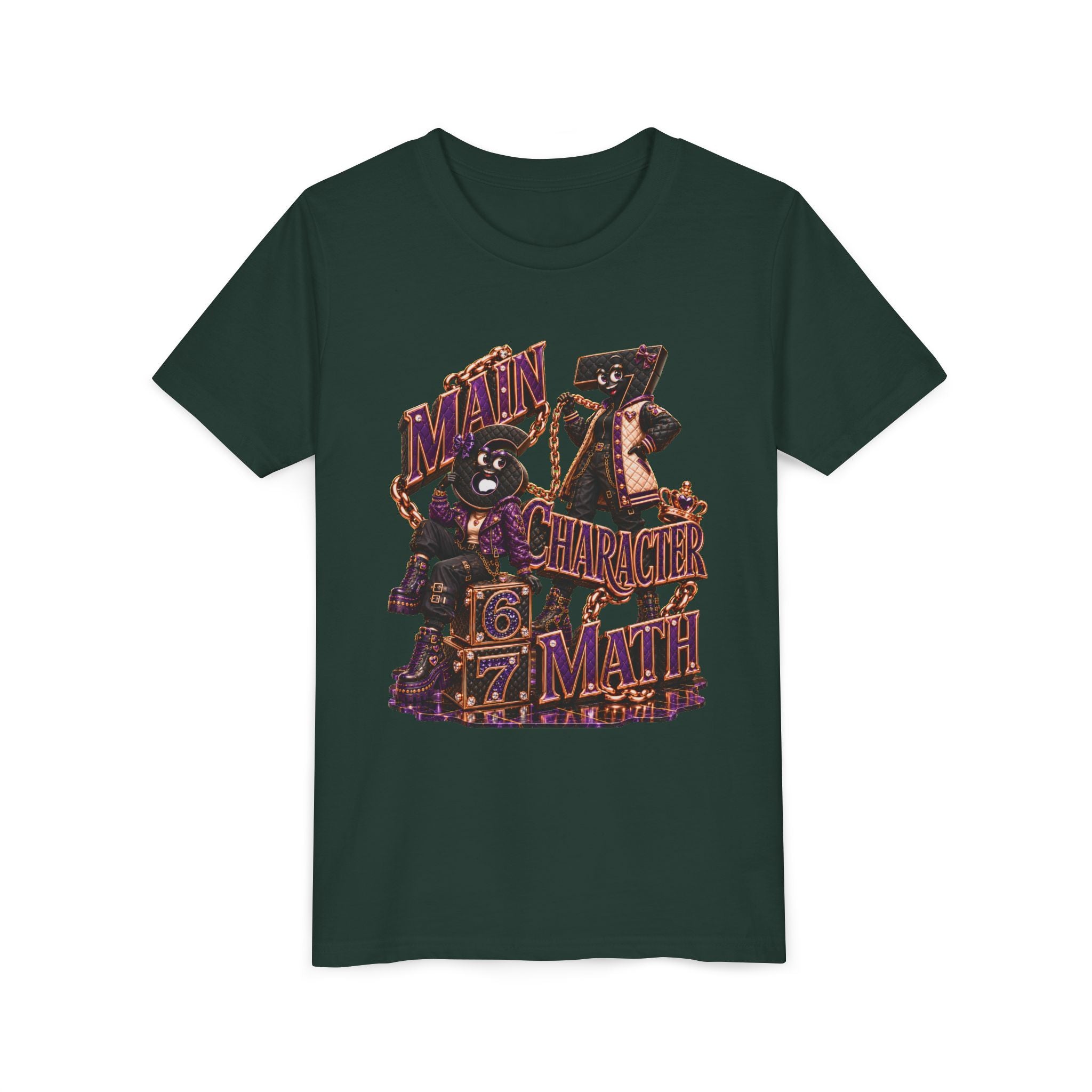 6-7: Main Character Math | Youth Unisex Tee