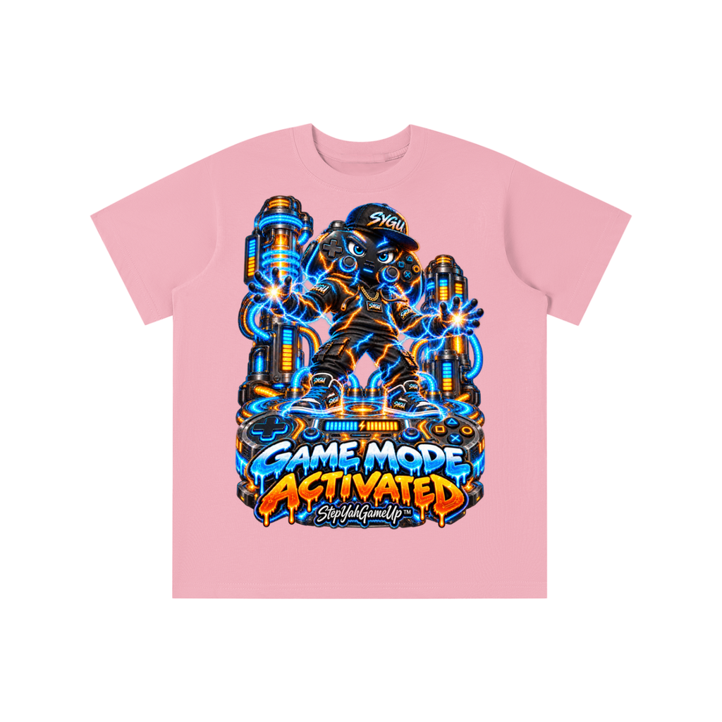 StepYahGameUp™ Game Mode Activated Graphic T-Shirt - Youth Unisex Tee