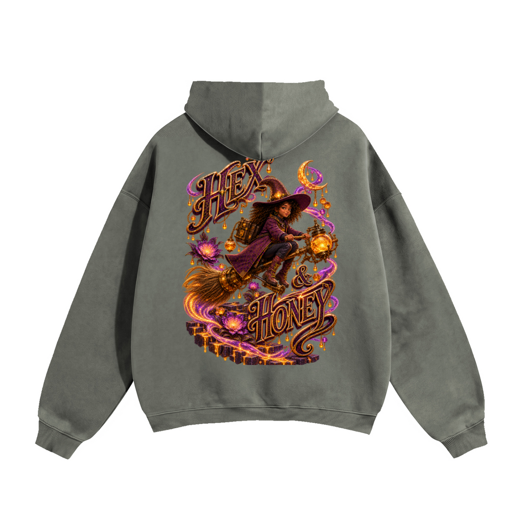 Halloween Hex & Honey Front Back Graphic Hoodie - A Little Hex Appeal - Unisex