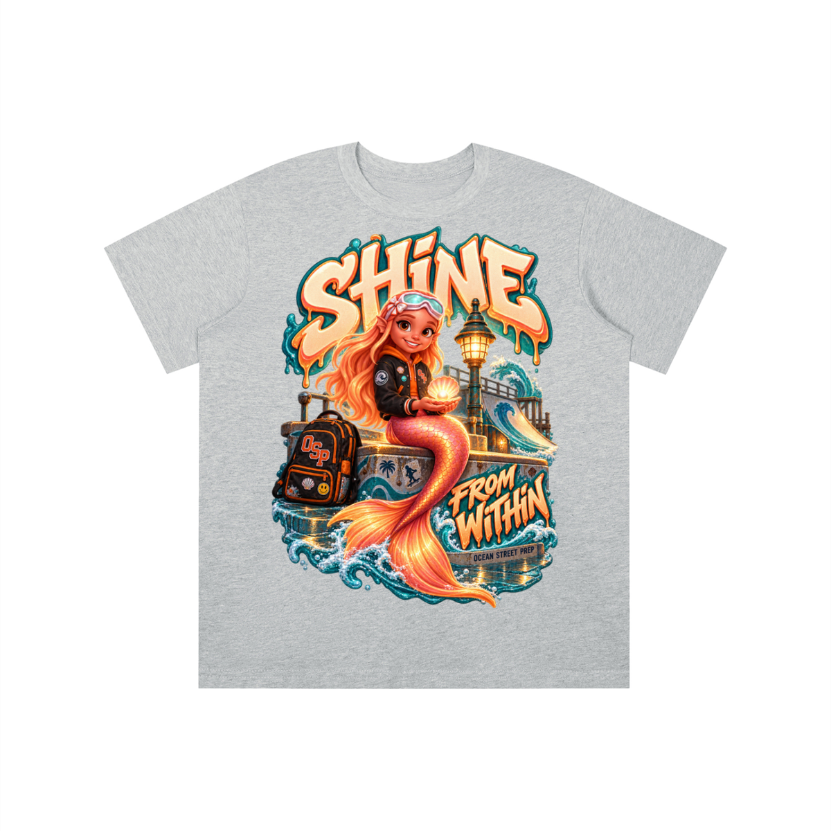 Ocean Street Prep™ Lil Pearl Shine From Within Graphic T-Shirt - Youth Unisex Tee