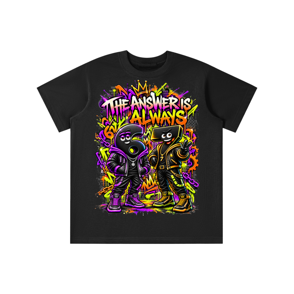 6-7 Street Mode™ Graphic T-Shirt - The Answer Is Always 6-7 - Youth Unisex Tee