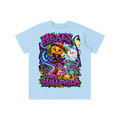 Halloween Pumpkin Witch Graphic T-Shirt - Hexes, Hops & Halloween - Youth Unisex Tee