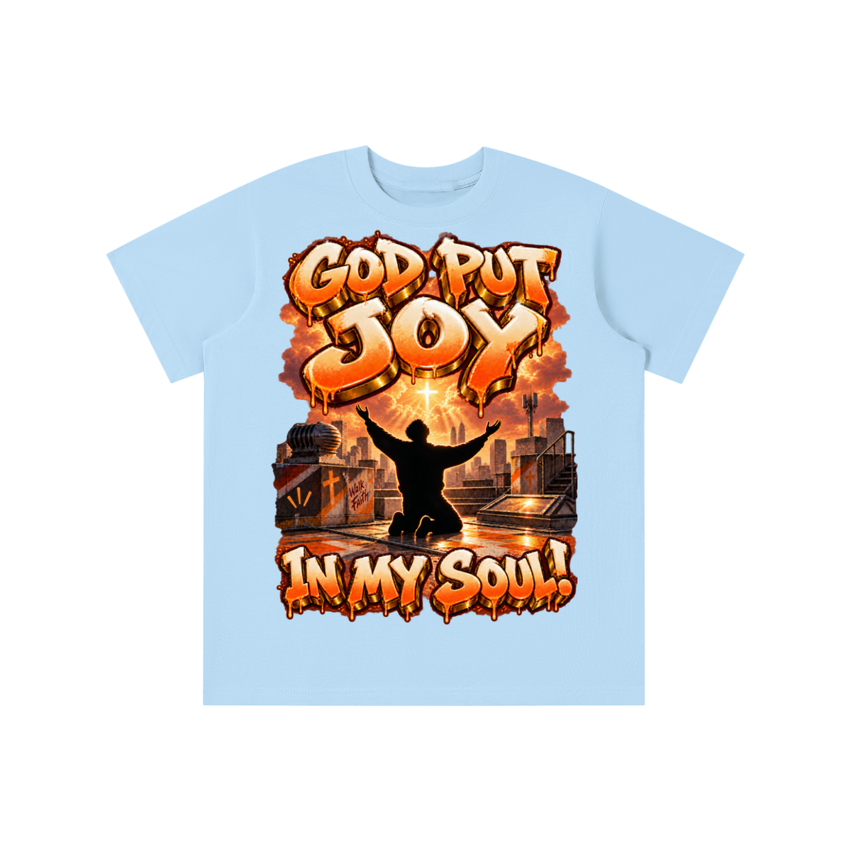 Walk by Faith™ God Put Joy in My Soul Graphic T-Shirt - Youth Unisex Tee