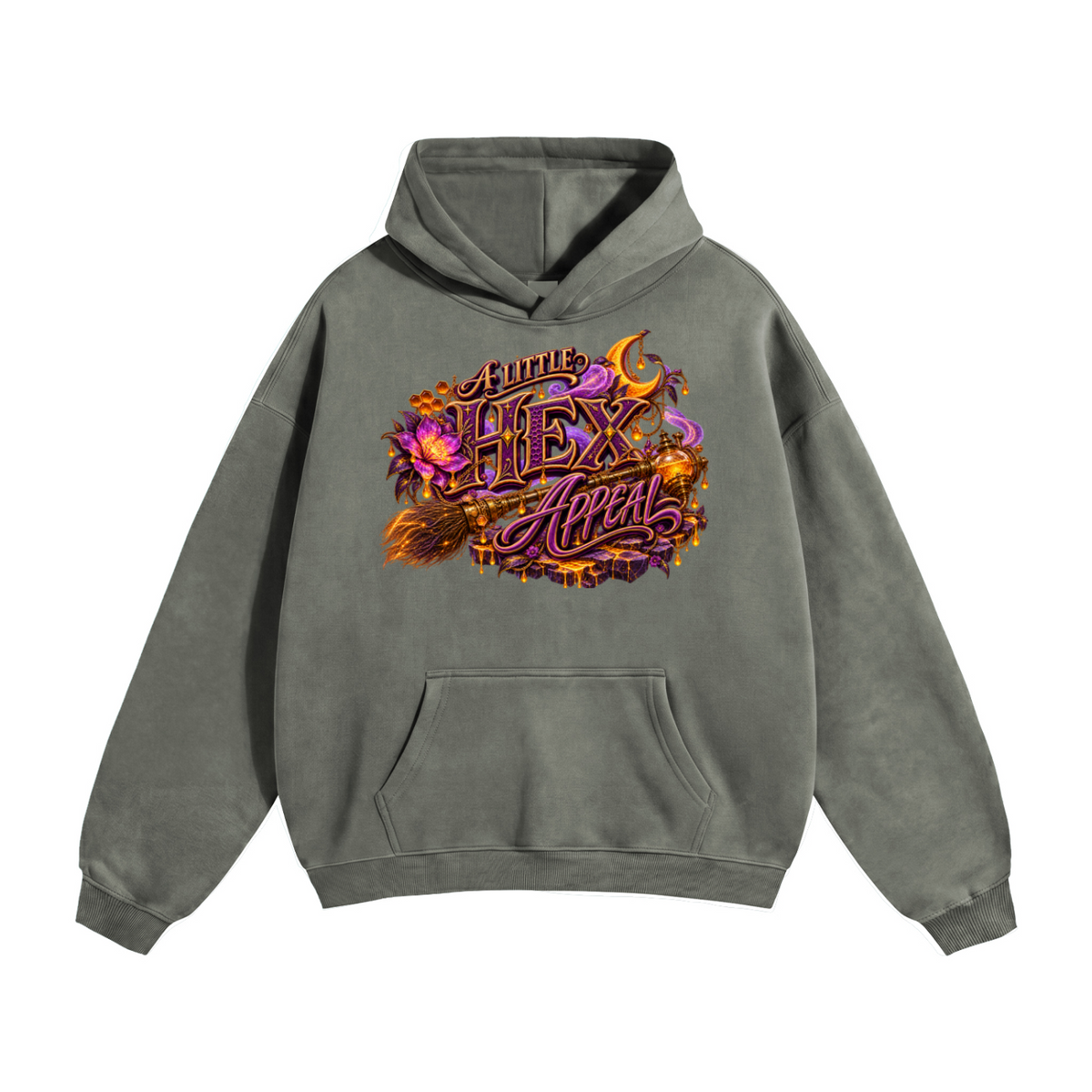 Halloween Hex & Honey Front Back Graphic Hoodie - A Little Hex Appeal - Unisex