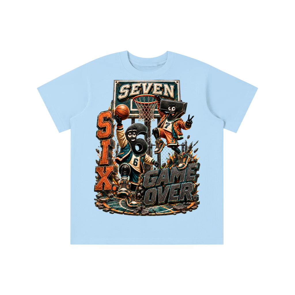 6-7 Street Mode™ Basketball Graphic T-Shirt - Game Over - Youth Unisex Tee