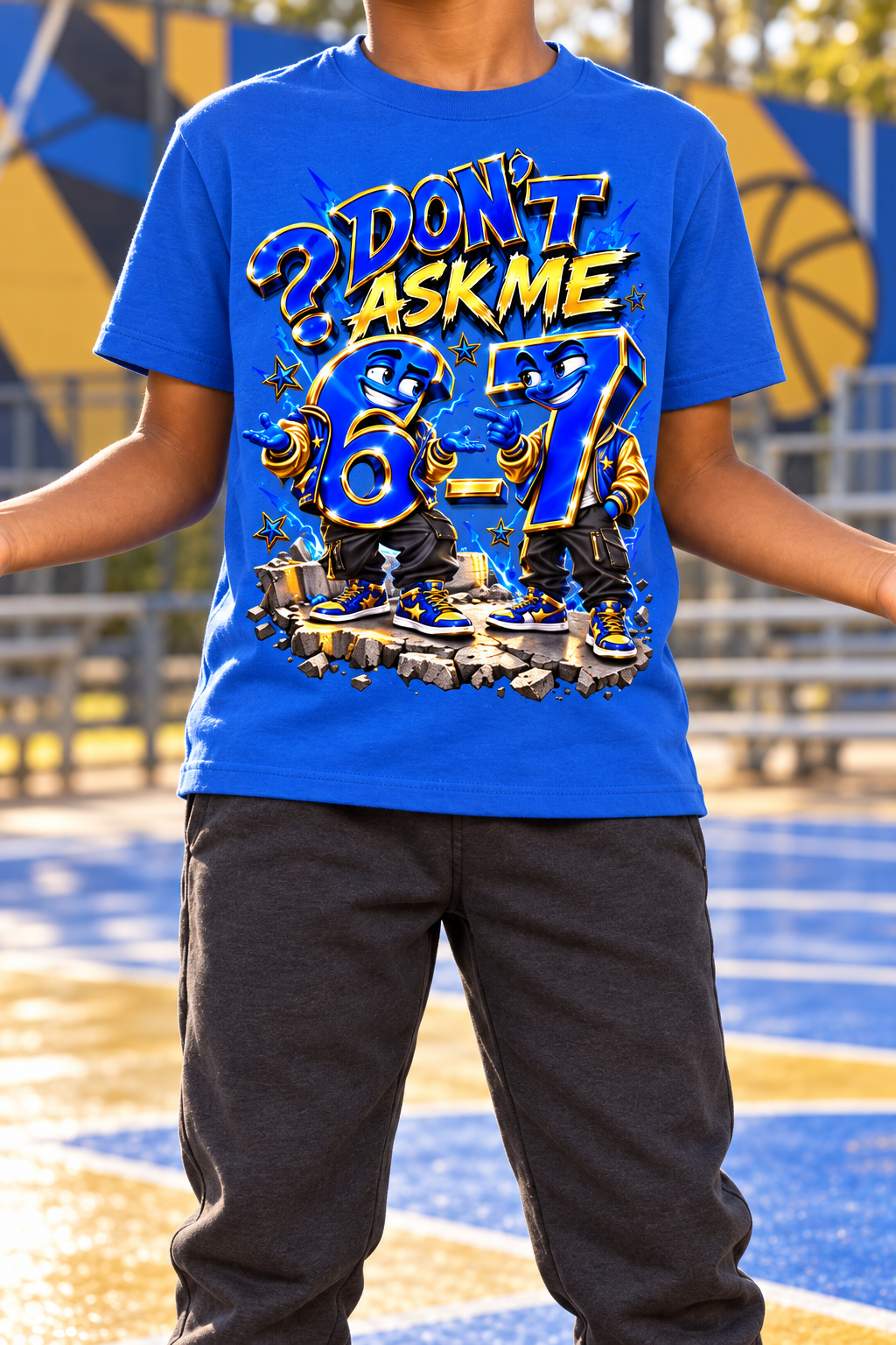 6-7 Street Mode™ Don’t Ask Me Graphic T-Shirt - Youth Unisex Tee