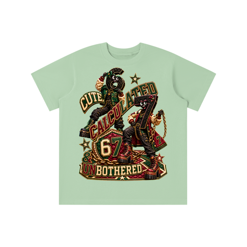 6-7 Street Mode™ Cute, Calculated & Unbothered Graphic T-Shirt - Youth Unisex Tee
