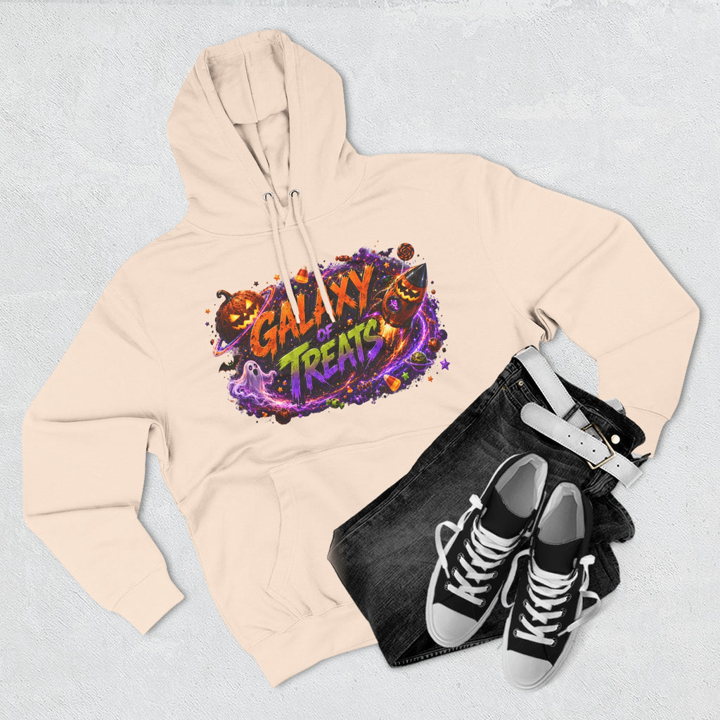 "Galaxy of Treats — Trick or Treat Galaxy Halloween Hoodie | Adult Unisex"