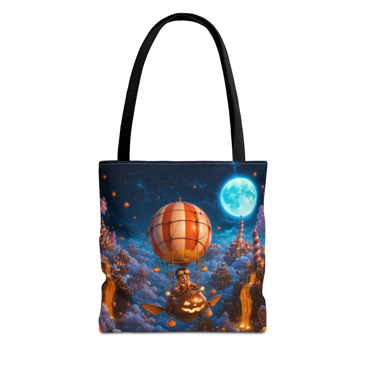 Halloween Tote Bag — Candy Corn Sky Captain