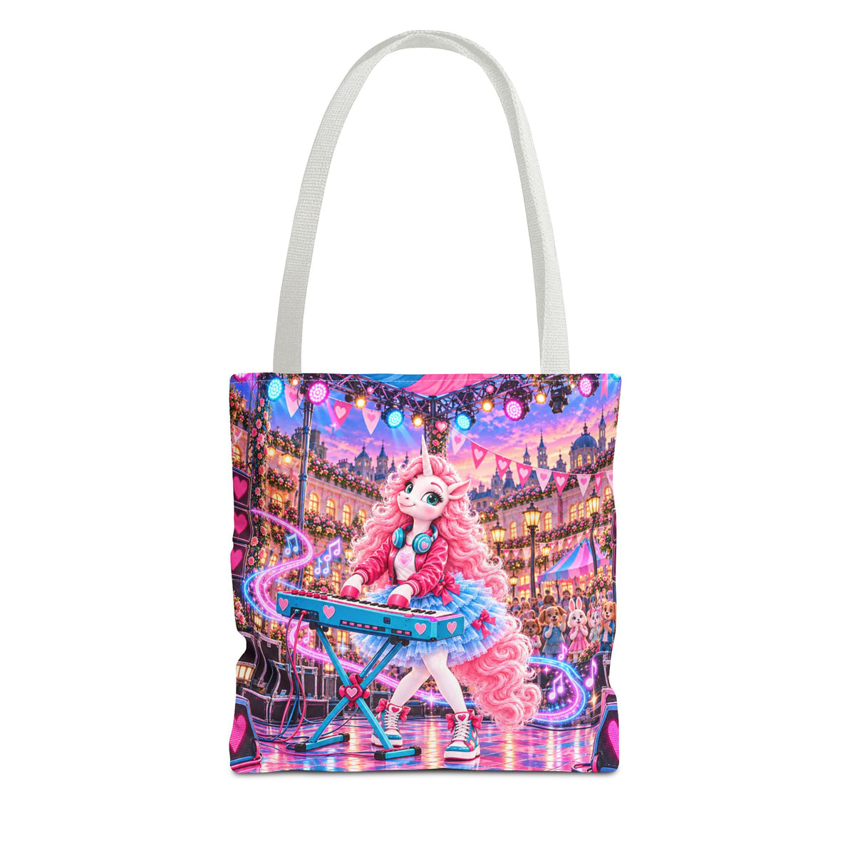 Umyrica Magical Collection™ Dance to Your Own Magic Unicorn Tote Bag - Musical Carryall