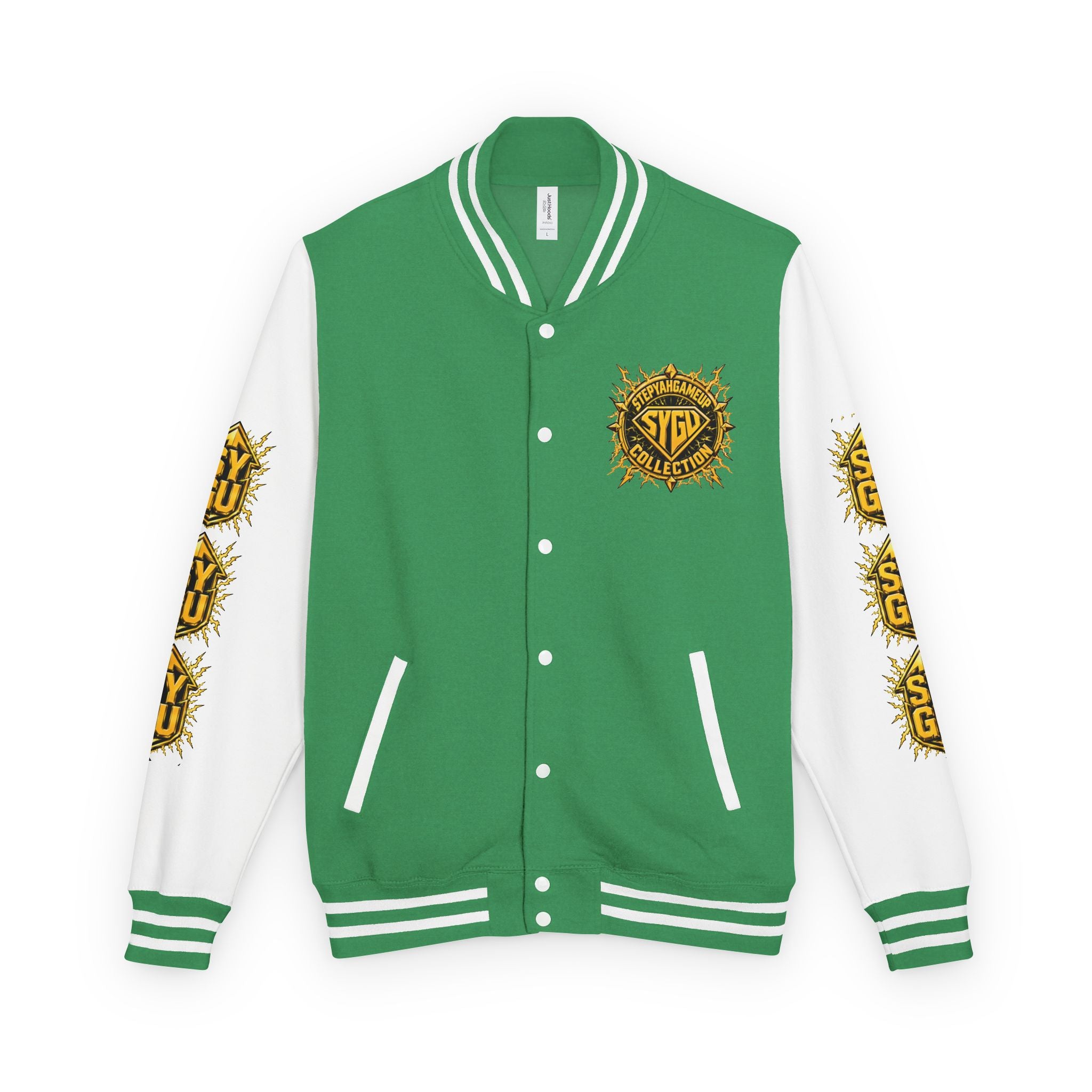 StepYahGameUp — Game On!!!! | Unisex Letterman Jacket