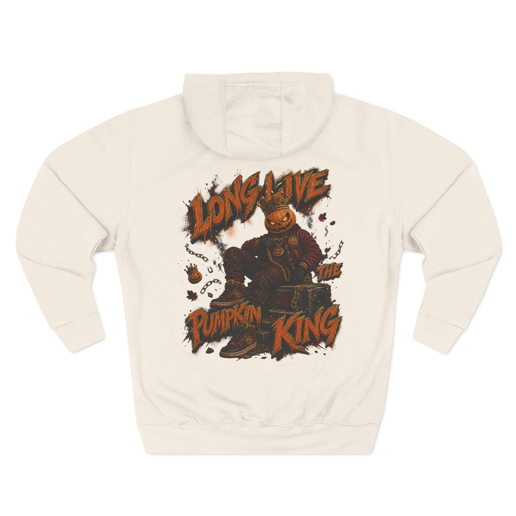 Long Live the Pumpkin King — Pumpkin Street Royalty Halloween Hoodie | Adult Unisex