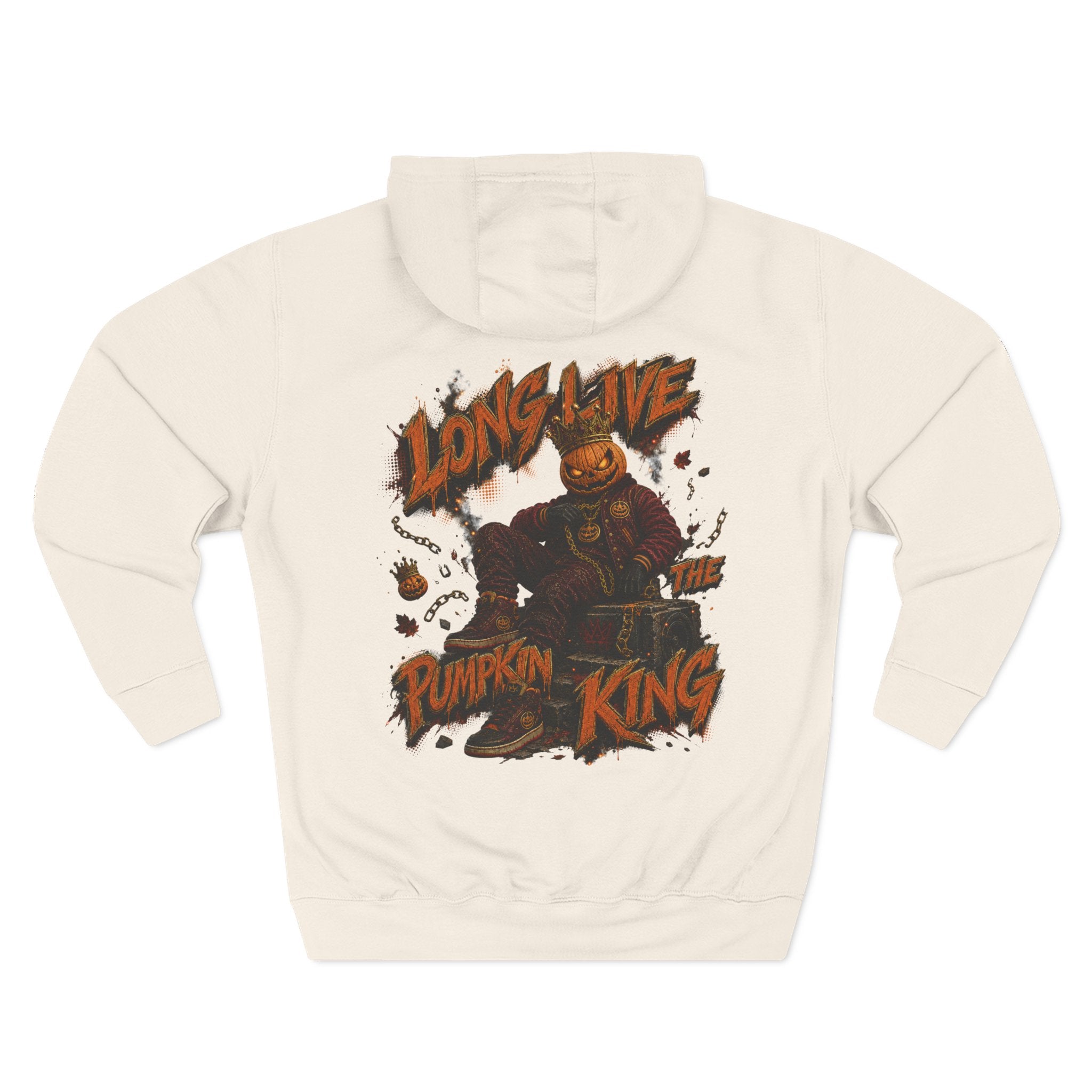 Long Live the Pumpkin King — Pumpkin Street Royalty Halloween Hoodie | Adult Unisex