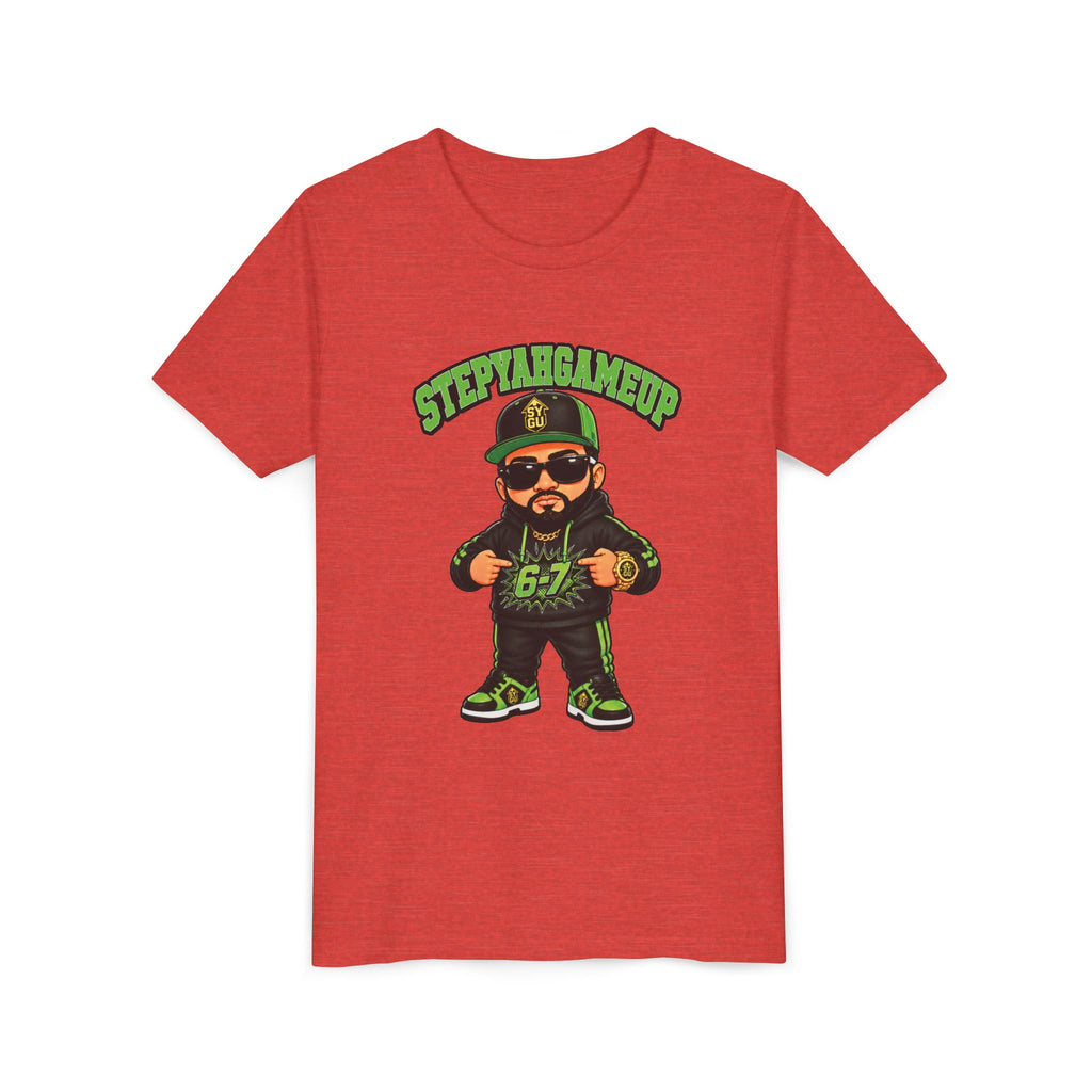 StepYahGameUp — Stumble Step 6-7 | Green Edition | Unisex Youth Tee