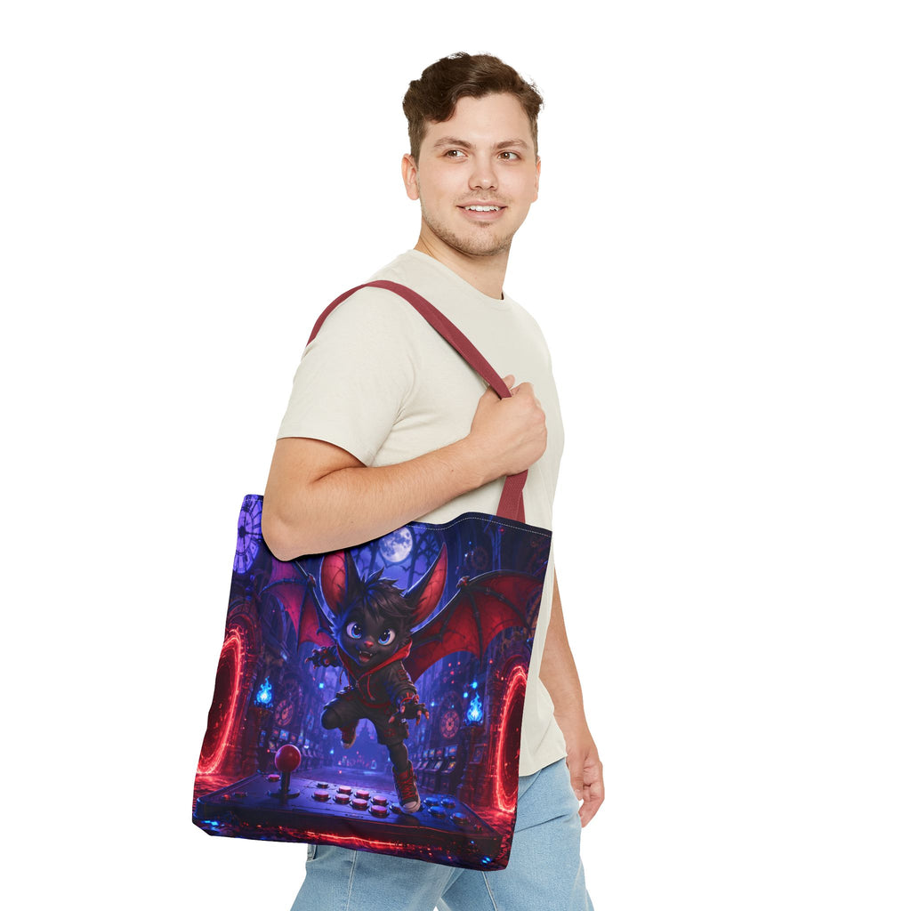 Halloween Tote Bag — Midnight Bat Arcade