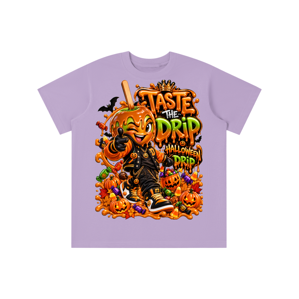 Halloween Candy Apple Graphic T-Shirt - Taste the Drip - Youth Unisex Tee