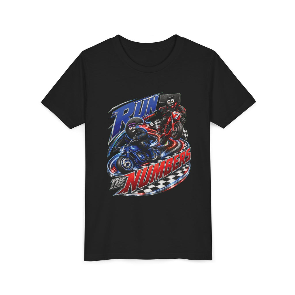 Title: 6-7: Run the Numbers | Youth Unisex Tee
