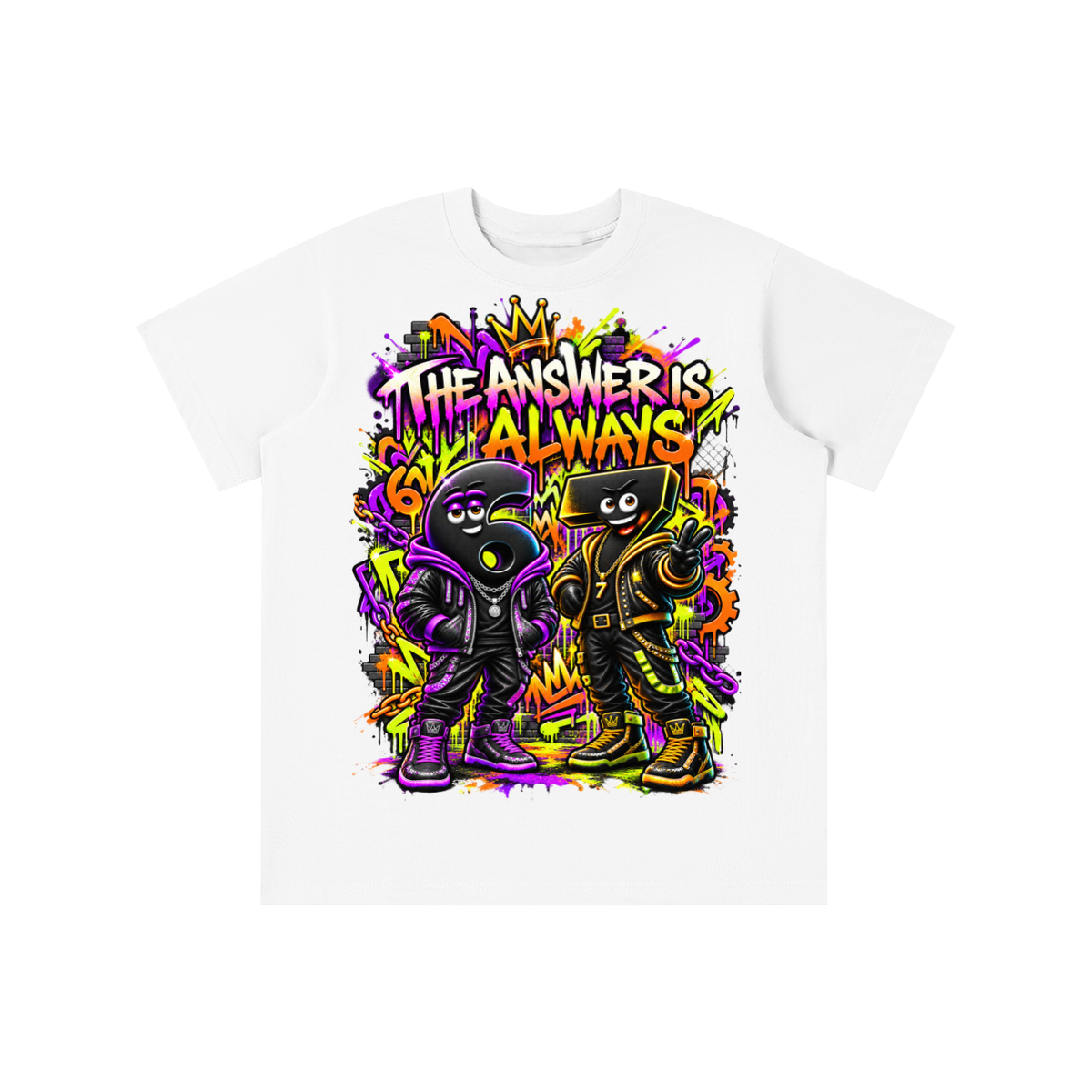 6-7 Street Mode™ Graphic T-Shirt - The Answer Is Always 6-7 - Youth Unisex Tee